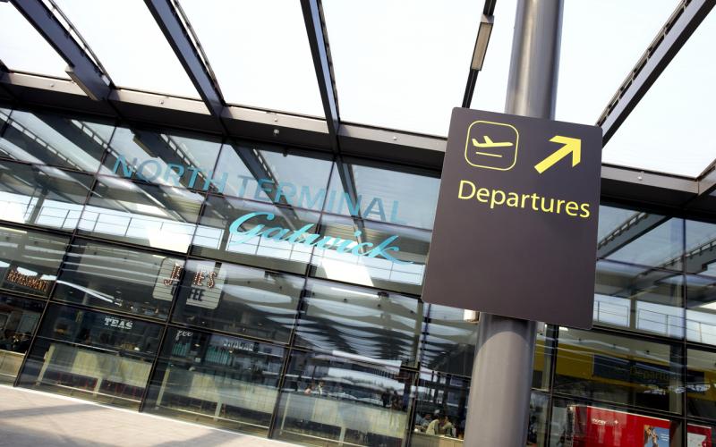 Foto (c) Gatwick Airport Gatwick Airport departures