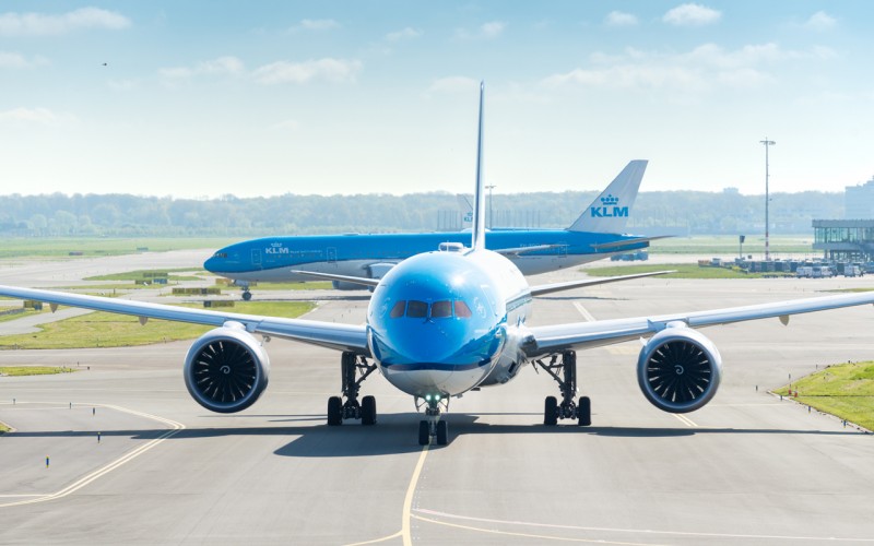KLM 787 Schiphol