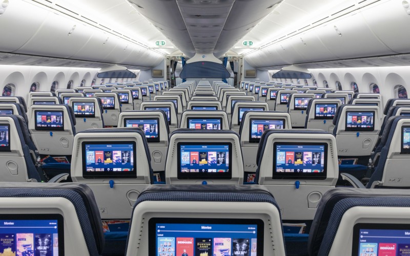 KLM Economy IFE