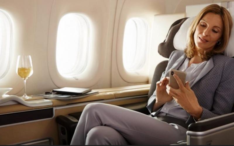 Lufthansa 747-8 First Class