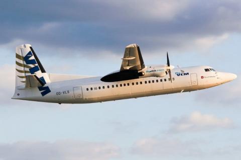 vlm airlines, fokker 50