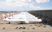 China Eastern Boeing 777 Shanghai Airport