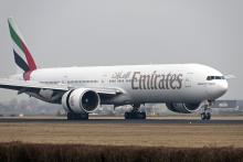 Emirates Boeing 777-300ER Schiphol