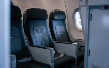 Lufthansa A320 economy stoel