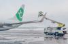 Transavia 737 Eindhoven Sneeuw De-icing