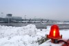 Frankfurt Airport sneeuw