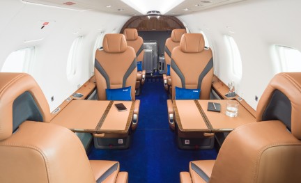 Pilatus PC-12 cabin