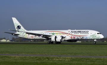 Aeromexico 787-9 Schiphol