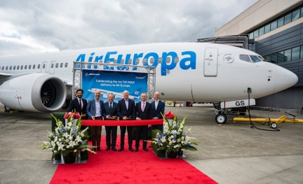 Air Europa Boeing 737 MAX delivery