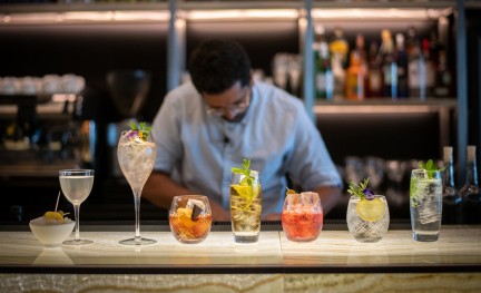 British Airways cocktails
