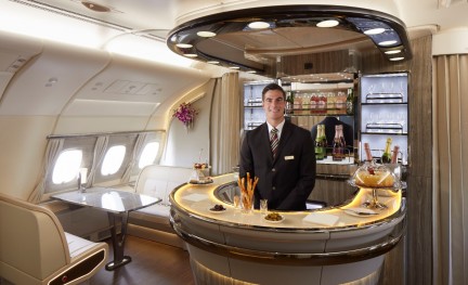 Emirates A380 Bar