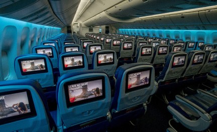 Nieuwe Delta Boeing 777 Cabine