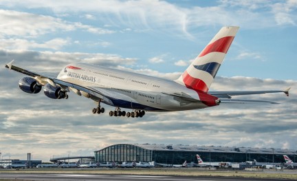 British Airways A380 Heathrow
