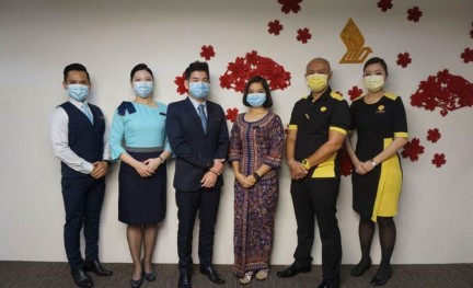 Singapore Airlines Crew Gevaccineerd