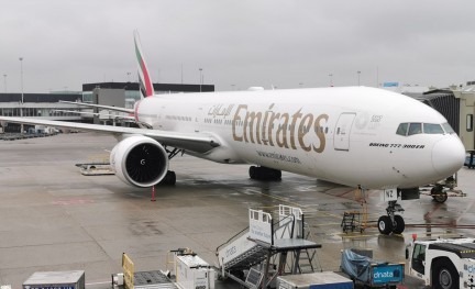 Emirates 777 Schiphol