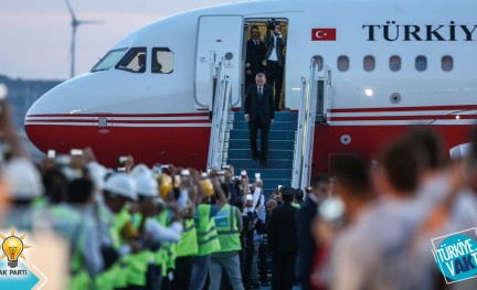 Erdogan op Istanbul New Airport