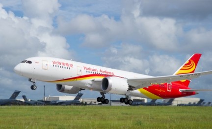 hainain airlines, boeing 787-800, dreamliner