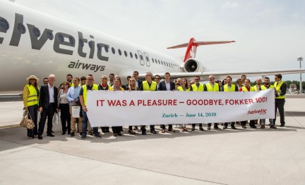 Helvetic Fokker 100