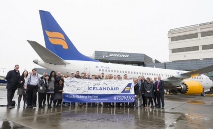 Icelandair 737 MAX delivery