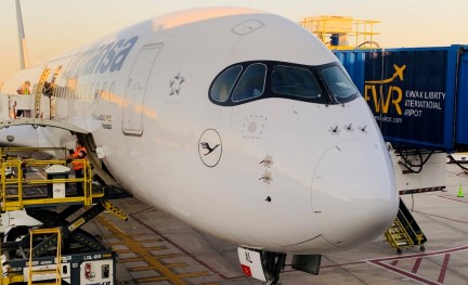 Lufthansa A350 Newark