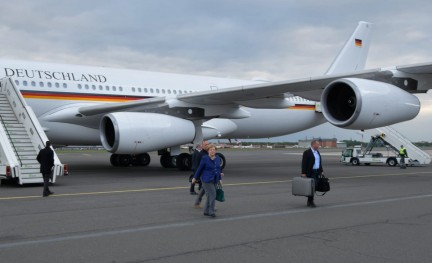 Merkel Luftwaffe Airbus A340