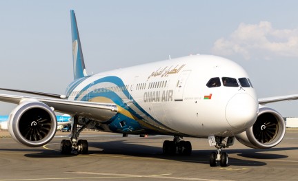 Foto (c) Schiphol Oman Air 787