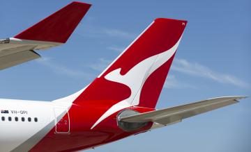 Qantas A330 staart