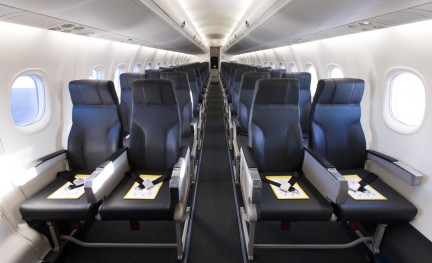 Qantas Q400 cabin