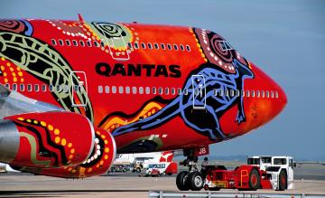 Qantas 747 Wunala