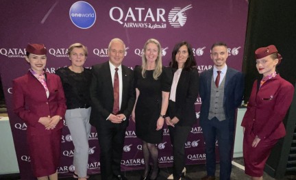 Qatar Airways feest