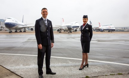 British Airways retrojets
