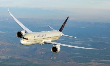 saudi arabian airlines boeing 787 dreamliner