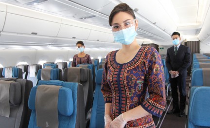 Singapore Airlines masker