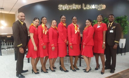 Surinam Airways lounge