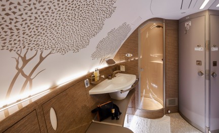 Vernieuwde A380 douche