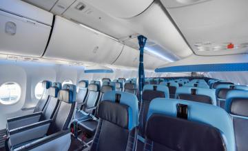 KLM 737 cabine