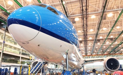 KLM 787 fabriek