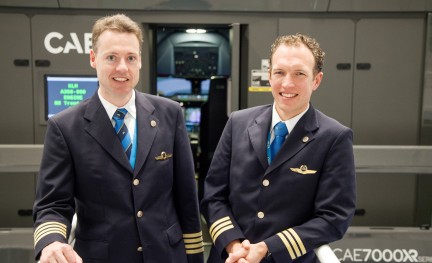 KLM A350 piloten