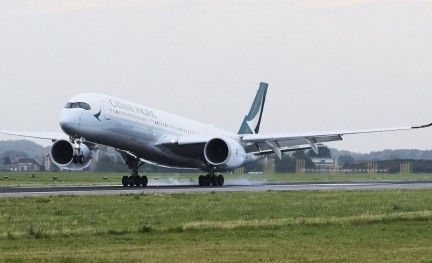 Cathay Pacific A350 Brussels Airport