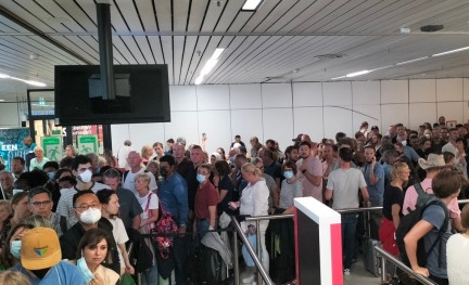 Drukte Schiphol
