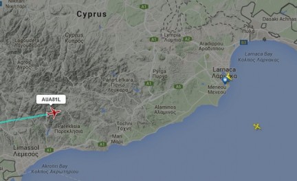 flightradar24, cyprus