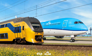 Trein Vliegtuig Schiphol