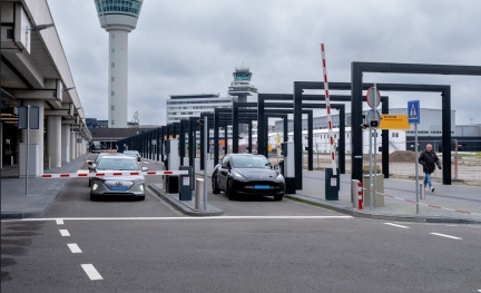 Uber taxi Schiphol