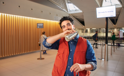 Drinkfles Schiphol
