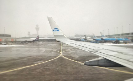 Schiphol sneeuw