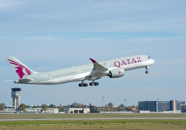 a350, xwb, qatar airways, airbus, testvlucht