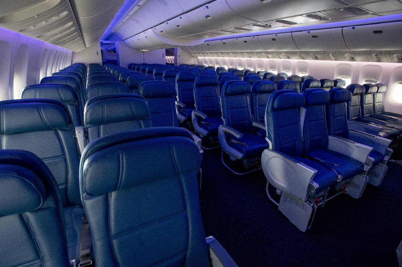 Nieuwe Delta Boeing 777 Cabine