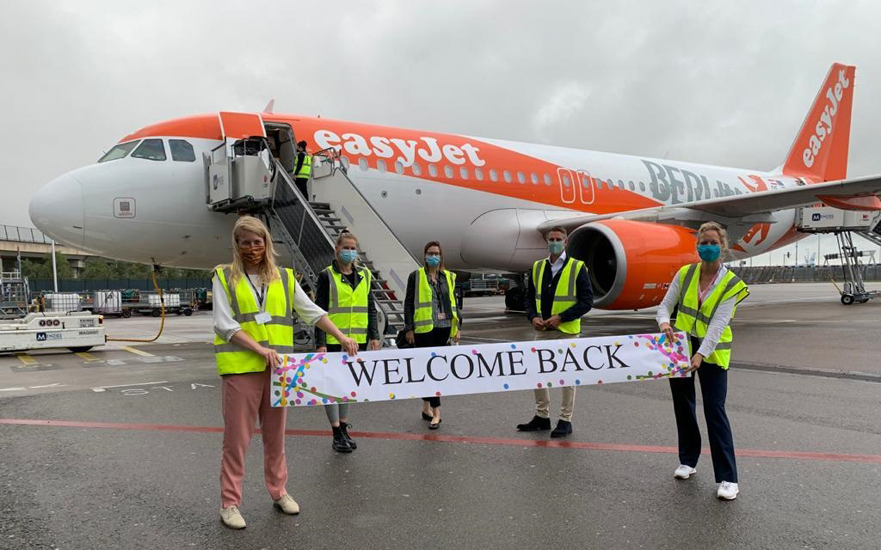 easyJet terug