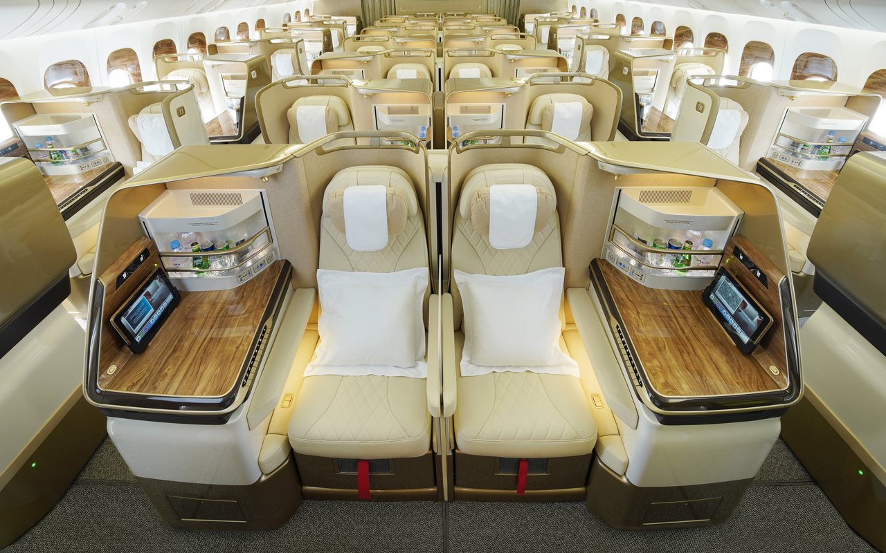 Emirates 777 new Business Class