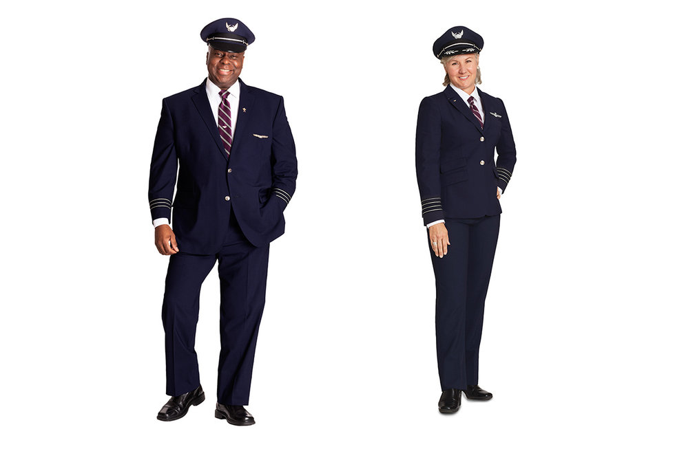 Nieuw pilotenuniform United